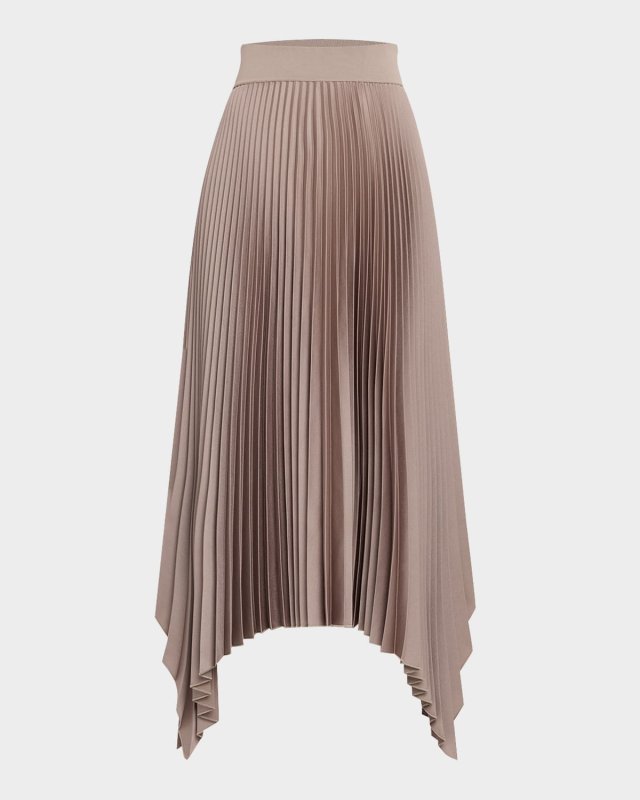 Ade Pleated Handkerchief Maxi Skirt